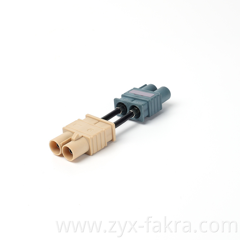 FAKRA Dual Female Waterproof Connectors